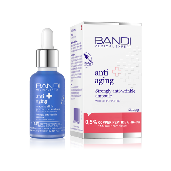 Strongly anti-wrinkle ampoule with copper peptide – BANDI Cosmetics UK