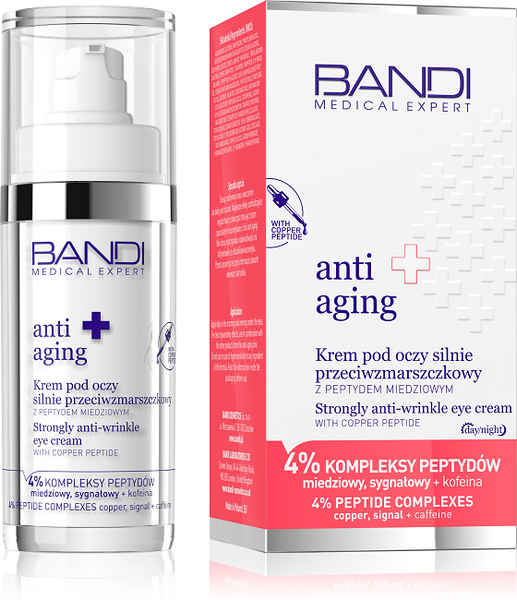 Strongly anti-wrinkle eye cream with copper peptide – BANDI Cosmetics UK