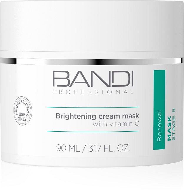 Brightening cream mask with vitamin C
