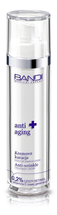 Anti-wrinkle treatment cream airless container